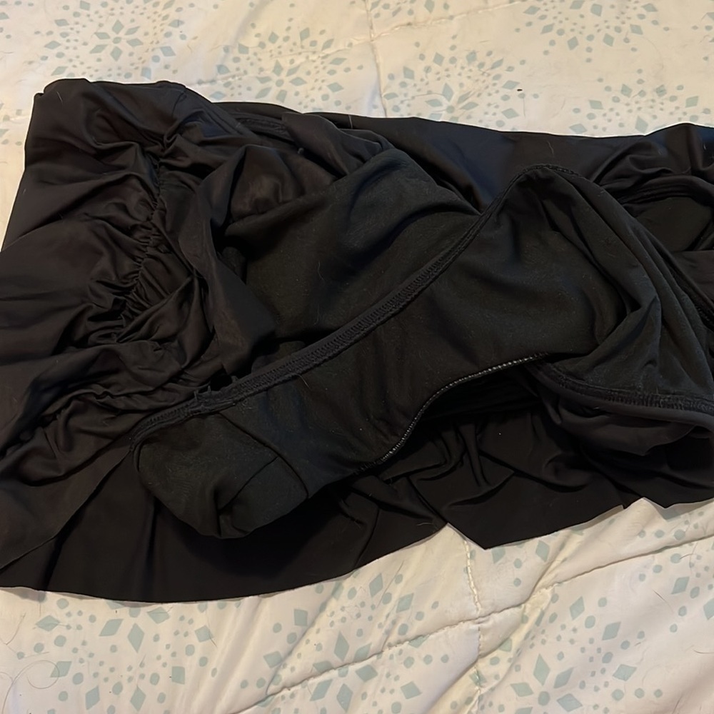 Last chance clearance!! Apt.9 swim bottom. Black with ruffle. - Picture 3 of 6